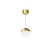 Viseća svjetiljka Rossini_P, LED 6W, 3000K, PROM 100, zlatna - LL9229