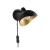 Zidna svjetiljka GEETI, LED E14, max 1x5W, PROM 150, crna zlatna - NL9555806