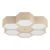 Stropna svjetiljka, E27, 6x9W, D-540, drvo/bijela “MIRLAS” - 98863