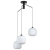 Viseća svjetiljka E27, 3x40W, PROM 620 “MANTUNALLE” crno-bijela - 99368