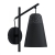 Zidna svjetiljka, E27, 1x40W, crna/tamno siva “CANTERRAS” - 99546
