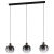 Viseća svjetiljka, E27, 3x40W, D-950, crna/mesing siva staklo “OILELLA” - 99617
