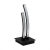 Stolna svjetiljka, LED 8W, V-330, 900lm, crna/prozirna “LEJIAS” - 99804