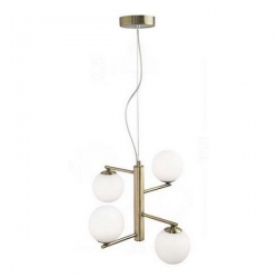 Viseća svjetiljka Agrigento, LED G9, max 4x5W, PROM 350, mesing bijela - NL1700306002
