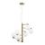 Viseća svjetiljka Agrigento, LED G9, max 6x5W, PROM 450, mesing bijela - NL1700306001