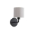 Zidna svjetiljka BITONTO, LED E14, max 1x5W, crna siva - NL9151401