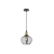 Viseća svjetiljka Cedro, LED E27, max 1x12W, PROM 180, crna dim siva - NL8436403