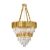 Viseća svjetiljka GRANE, LED E14, max 20x5W, PROM 850, zlatna kristal - NL9050120