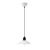 Viseća svjetiljka Lampiatta, E27, LED 1x7W, 2700K, PROM 282, bijela crna - SS8983