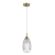 Viseća svjetiljka MOND, LED E14, max 1x5W, PROM 130, zlatna prozirna - NL9738212