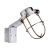 Nordlux Marina vanjska zidna svjetiljka G9 40W krom - 5701581331785