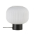Nordlux Milford stolna svjetiljka E27 40W crna / opal bijela - 5701581464285