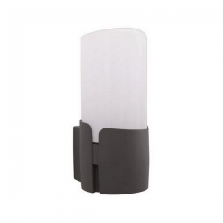 Vanjska zidna svjetiljka PYRO, E27, max 1x12W, IP54, tamno siva - NL9209211