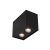 Stropna svjetiljka RENDE, GU10, LED max 2x10W, crna - NL998092