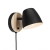 Nordlux zidna svjetiljka THEO, GU10, 1x35W, crna/drvo - 5704924005688