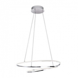 Viseća svjetiljka Viareggio, LED 29W, 2000lm, 3000K, PROM 560, krom akril - NL8101201