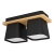 Stropna svjetiljka, E27, 2x40W, D-310, crna/bijela/drvo ‘RUSCIO’ - 390007