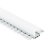 One Light ugradni profil za LED traku do 20 mm, 2m + PC opal pokrov 7904ATR/AL