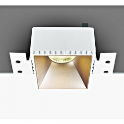 One Light ugradna svjetiljka GU10 10W TRIMLESS DARK LIGHT bijela 50105RM