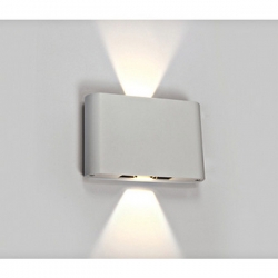 One Light vanjska zidna svjetiljka LED 2x6W WW IP54 230V bijela 67412/W/W